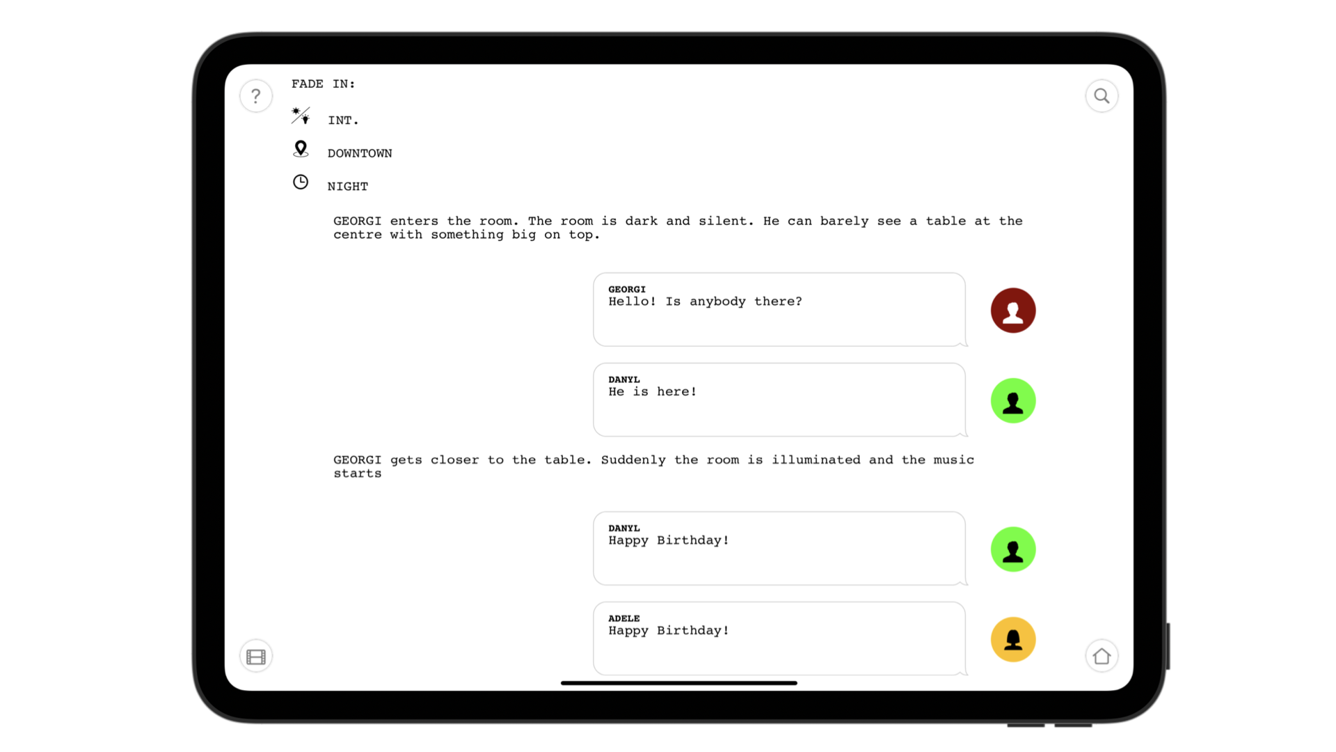 TwelvePoint on a iPad